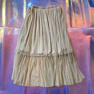 Light beige skirt